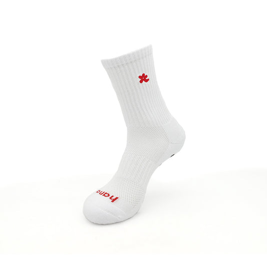Hana girl's football socks for girls red and white soccer socks